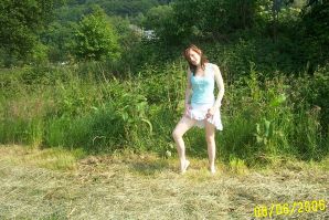 Student took off her panties and showed her wet labia. Part 3. Thumb 5