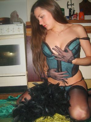 A luxurious lady performs striptease with exquisite lingerie and shows her breasts. Part 3. Thumb 13