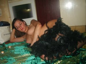 A luxurious lady performs striptease with exquisite lingerie and shows her breasts. Part 3. Thumb 26