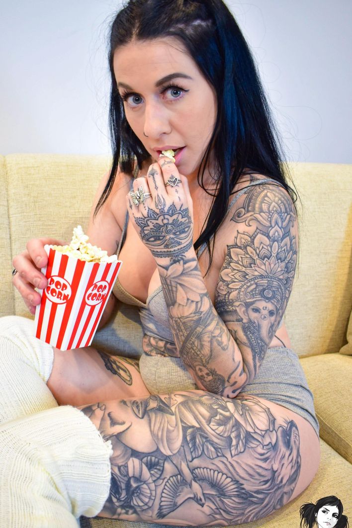 Ladylucifer666 in Movie Night. Thumb 6