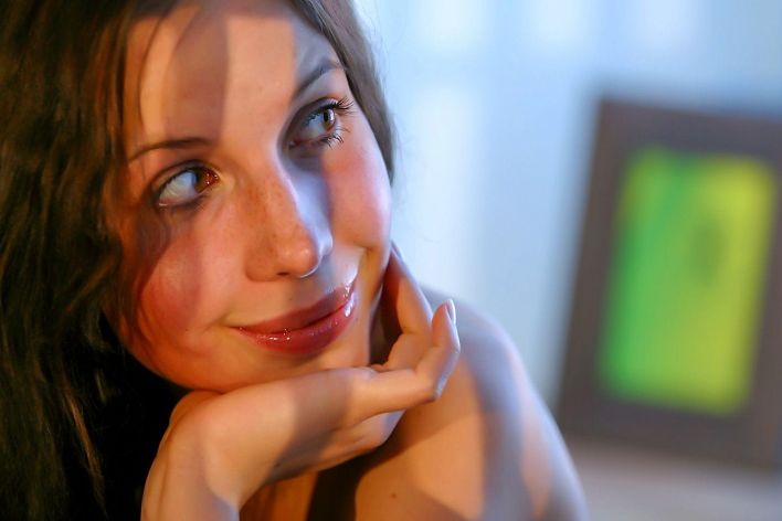 Anoushka E in Brunette Girl With Socks. Эскиз 12