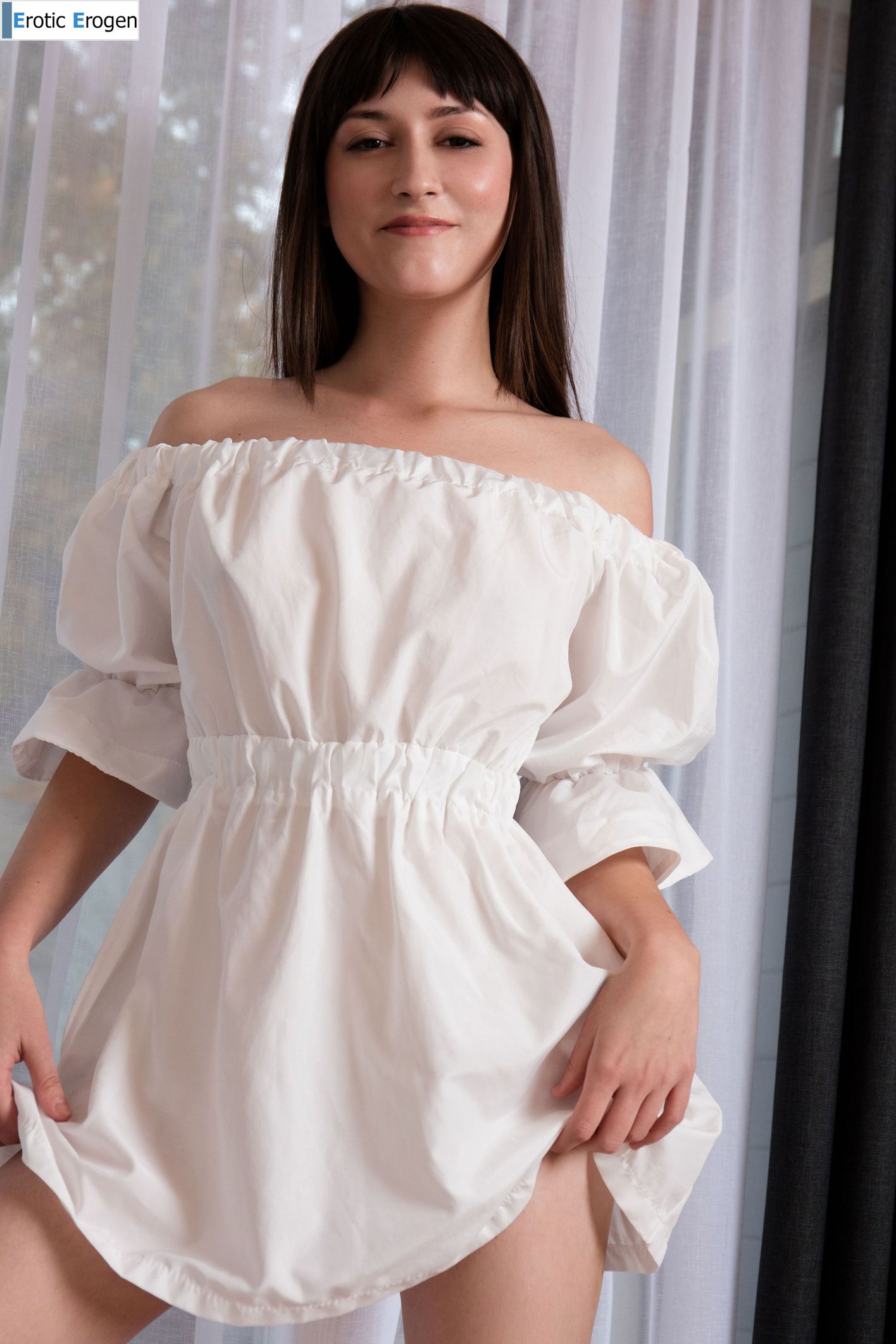 Cora in Sheer Drapes. Picture 3