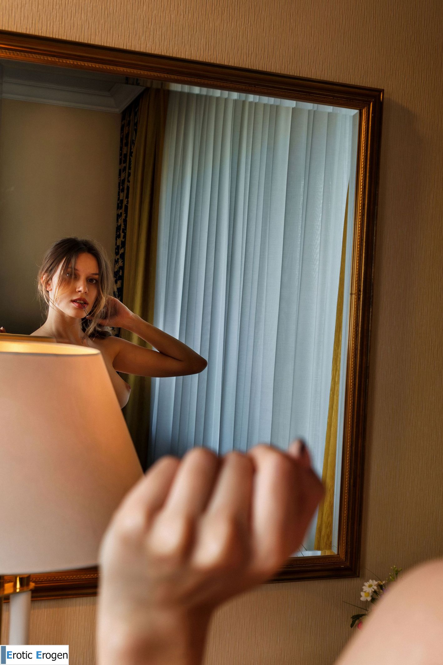 Giselle in Gold Lingerie. Picture 39