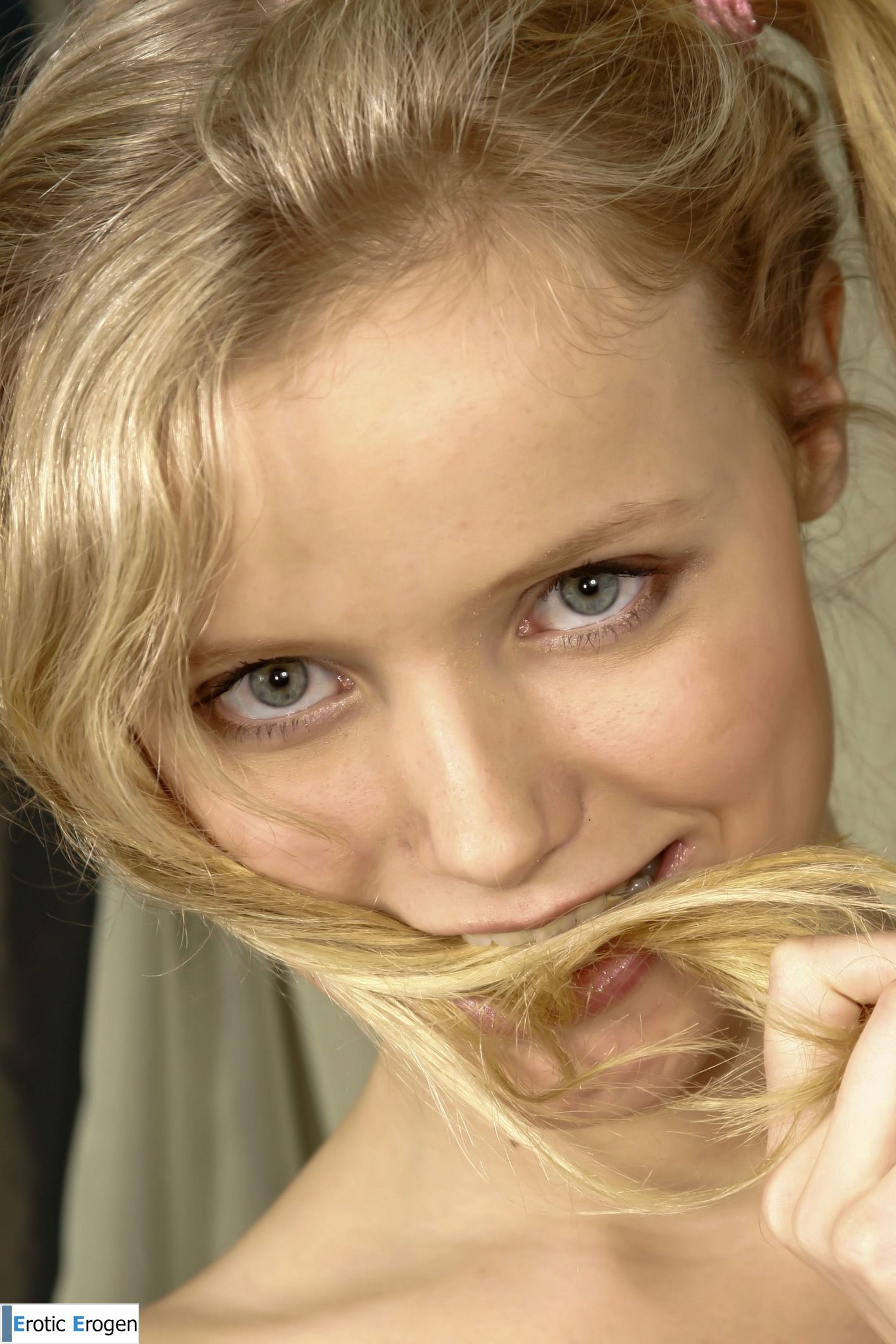 Yana F in Sexy Blonde Pig Tails. Фото 21