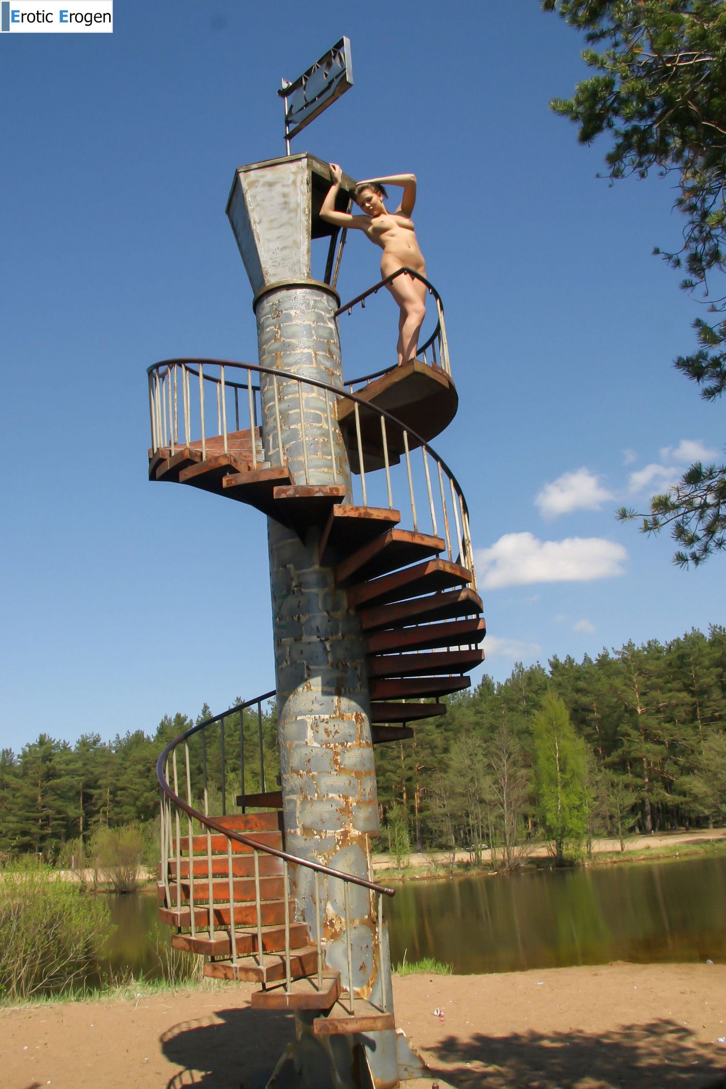 Gea A in Stairs To The Top. Picture 27