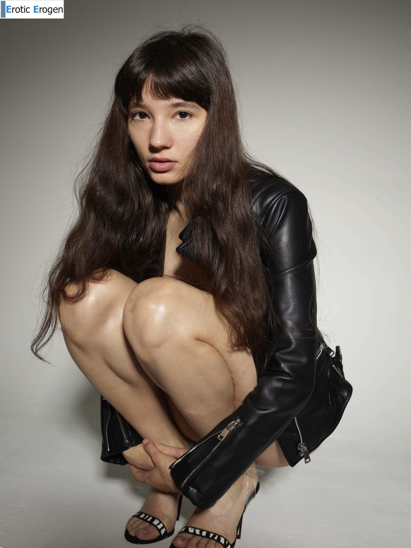 Katya V in Leather And Skin. Picture 24