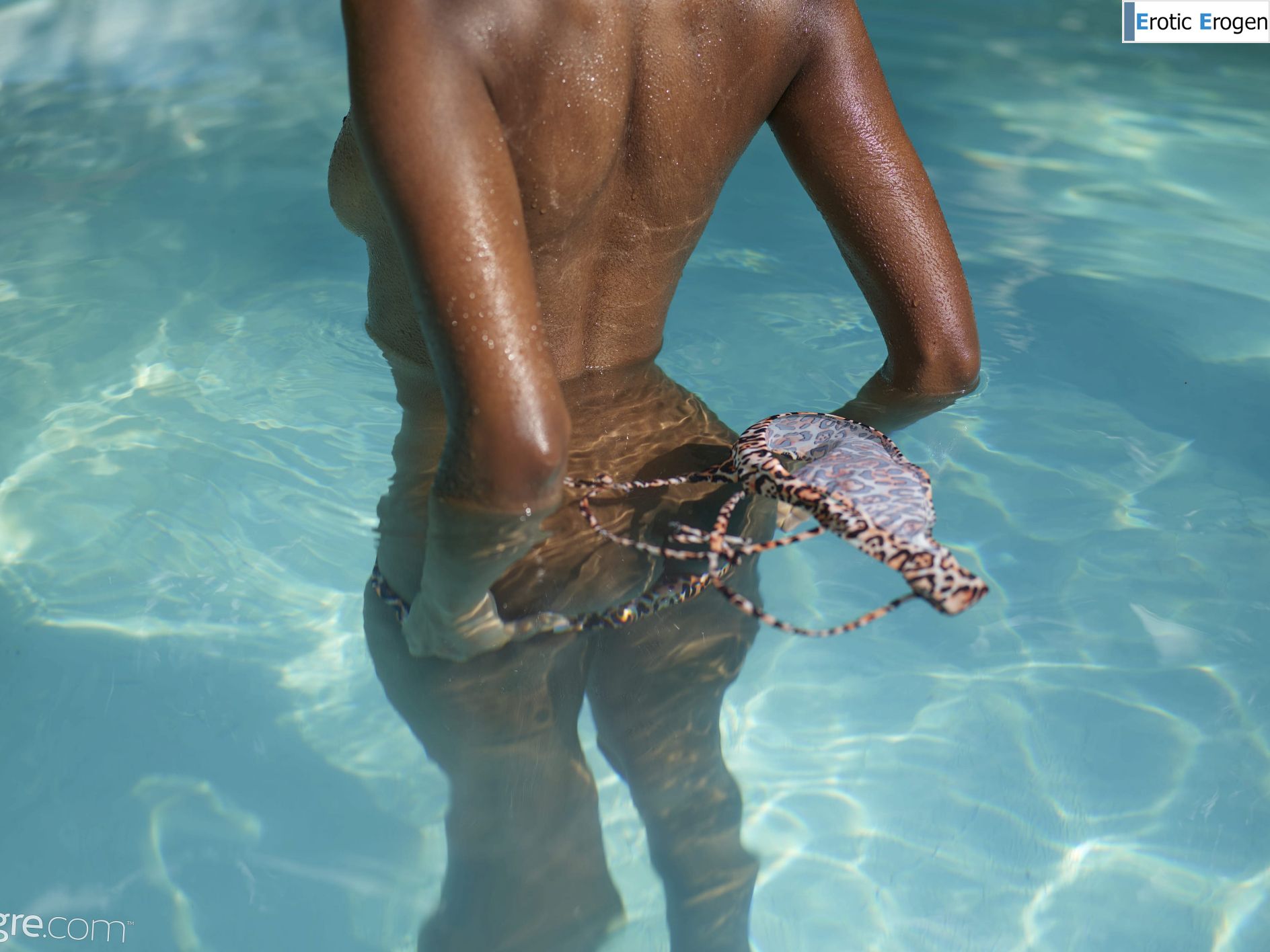 Katherina in Nude Resort Pool. Picture 19