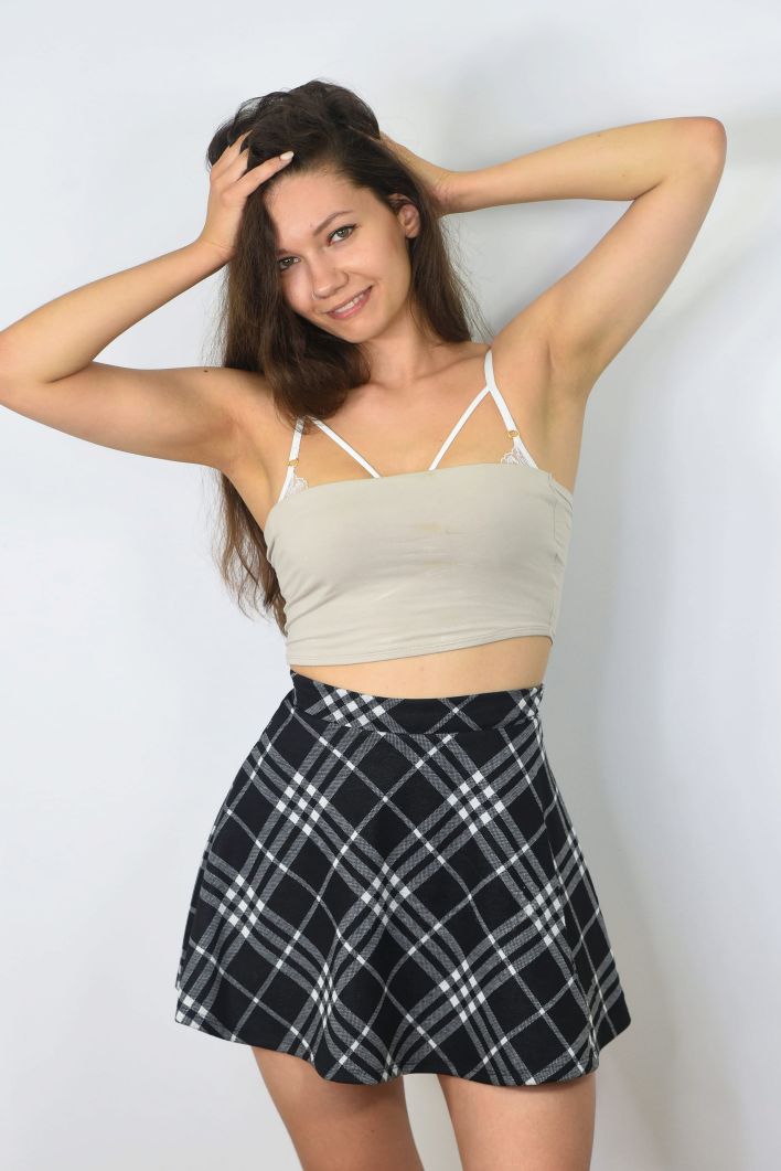 Megan Rydes in Plaid. Thumb 2
