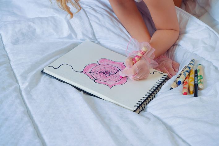 Mia Bloom in Creative Expression. Эскиз 3