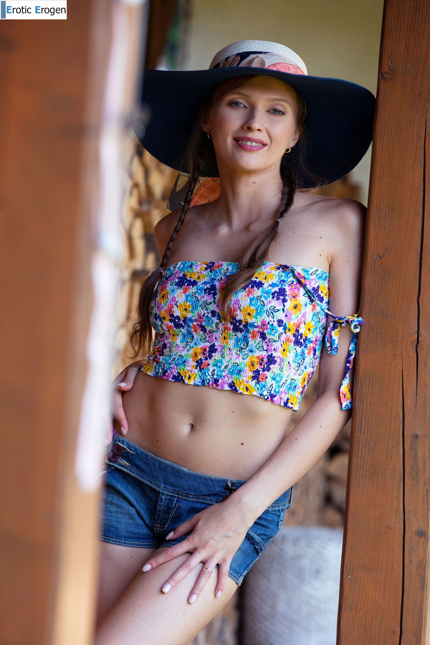 Stacy Cruz in Woodshed. Picture 1