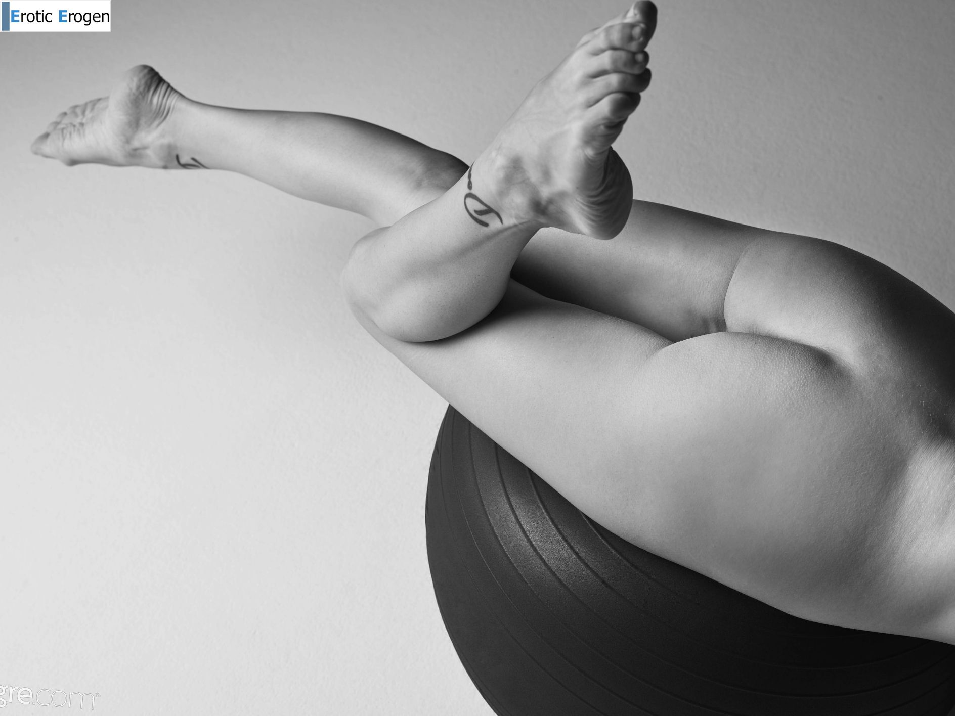 Inga in Black And White Nude Art. Picture 32